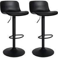 CLP 2er Set Barhocker Almada Kunstleder, Farbe:weiss
