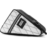 RockBros Fahrradtasche kleine Werkzeugtasche Rahmentasche Tragbarkeit für Brompton 0,3L Weiß