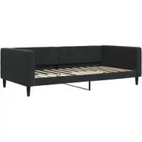 Syfax Tagesbett Schwarz 100x200 cm Samt