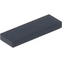 LEGO 1x3 Fliesen 63864 - 50 Stück Schwarz