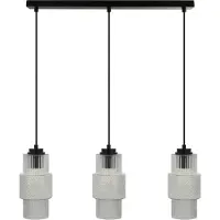 HOME DELUXE Hängeleuchte aus Glas YUKI - Transparent | Pendelleuchte Hängelampe Deckenleuchte