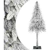 Syfax Künstlicher Weihnachtsbaum Weiß 86 x 86 x 210 cm