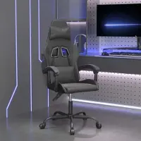 vidaXL Hochwertig Gaming-Stuhl Schwarz Kunstleder 3143850