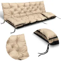 AIO Factory Kissen für Hollywoodschaukel 120x60x50 Sitzkissen Bankkissen Gartenkissen Bankauflage für Gartenbank