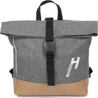 Haberland Lenker-Bike-Rucksack Keep Rollin' grau - flexible Lenkertasche & Ru....