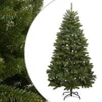Syfax Künstlicher Weihnachtsbaum Klappbar mit Ständer Grün 240 cm