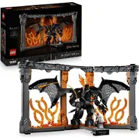 LEGO Icons Der Herr der Ringe: Book Nook vom Balrog, Bauset, DIY Bücherregal Dekoration, Gandalf Minifigur, 1201 Teile