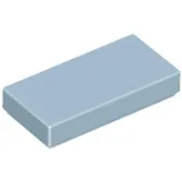 LEGO 1x2 Fliesen 3069 - 50 Stück Sandblau