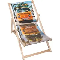Dreamroots Liegestuhl klappbar Holz, Buchenholz bis zu 130 kg, Sonnenliege klappbar mit 3-stufiger Neigungsregulierung der Rückenlehne, Hippie