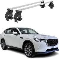Menabo Dachträger Grundträger für Mazda CX-60 2022-2025 Stahl Grau 2tlg