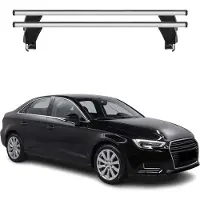 Menabo Dachträger Grundtäger für Audi A3 8V Limo 2013-2020 50kg Alu Silber 2 tlg