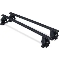 Menabo Tema | Dachträger Peugeot - 308 2007-2014 - Stahl - Länge 112 cm - Tragkraft 50 kg - 2er-Pack