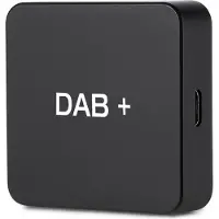 Andoer DAB 004 DAB-Box, Digitalradio-Antennentuner, FM-uebertragung, Stromversorgung ueber USB, fuer Autoradio, Android 5.1 und hoeher (nur fuer Laender mit DAB-Signal)