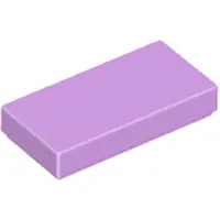 LEGO 1x2 Fliesen 3069 - 250 Stück Mittleres Lavendel