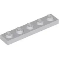 LEGO 1x5 Platte 78329 - 250 Stück Helles Bläuliches Grau