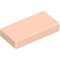 LEGO 1x2 Fliesen 3069 - 250 Stück Helles Nougat
