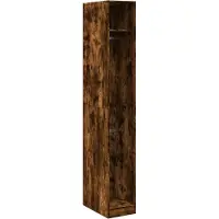 vidaXL Kleiderschrank Räuchereiche 30x50x200 cm Holzwerkstoff