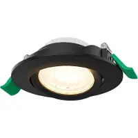 HOFTRONIC™ LED Einbaustrahler 6W 570lm CCT 2700K-6000K Schwarz kippbar