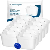 Wessper 10er Set AquaMax STANDARD Wasserfilter für Filterkannen