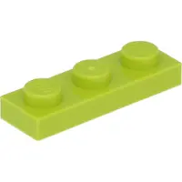 LEGO 1x3 Platte 3623 - 250 Stück Lime