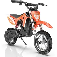 HillMiles Elektro Motorrad Kinder von 4-12 Jahren mit 36V 4Ah Akku, 20 km Reichweite, Doppelfederung, 3-Gang-Elektromotorrad, MileRocket 1