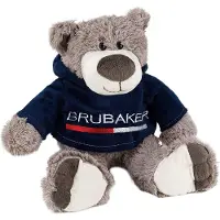 Ed Brubaker Teddybär Plüschbär Kuschelbär 30 cm mit Nicki Hoodie