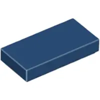 LEGO 1x2 Fliesen 3069 - 100 Stück Dunkelblau