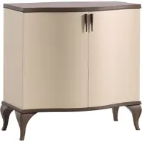 AEA Wohnzimmer Set Wohnwand 2tlg Set Kommode Anrichte Vitrine Glas Schrank