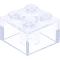 LEGO 2x2 Stein 3003 - 100 Stück Trans - Durchsichtig