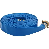 StarTech.com Wasserschlauch - PVC Garten- und Bewässerungsschlauch - 15,24 m - 3,81 cm flach - 6 bar - -5 bis 65 °C - Anschluss 3/5 cm
