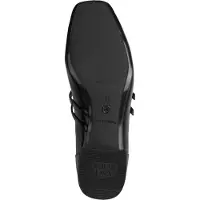 Tamaris Damen Riemchenpumps mit Karree Form und kleinem Blockabsatz 1-22318-43, Größe:39 EU, Farbe:Schwarz