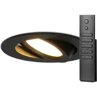 HOFTRONIC™ LED Einbaustrahler Rome 6W 500lm 2700K Schwarz IP44
