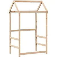 Syfax Dach für Kinderbett 118x70x176,5 cm Massivholz Kiefer