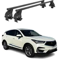 Menabo Dachträger Grundtäger für Acura RDX III 2019-2025 75kg Schwarz Stahl 2tlg