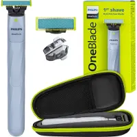 Philips OneBlade First Shave QP1324 20 Trimmer mit Reiseetui wasserdicht