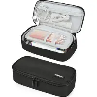 Sonstiges YOKUMA Federmäppchen groß mit hoher Kapazität für Schule, Reise & Büro, wasserfestes Oxford Material, schwarz