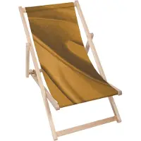 Dreamroots Liegestuhl klappbar Holz,Buchenholz bis zu 130kg,Sonnenliege klappbar mit 3-stufiger Neigungsregulierung der Rückenlehne,BohoGoldenMonstera