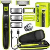 Philips OneBlade Rasierer QP2724/10, Etui + 2 Körperaufsätze
