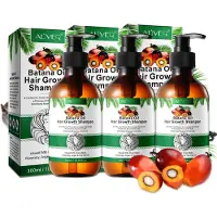 P-Beauty Shampoo Batana mit Rosmarin Haarwachstum Kopfhaut Pflege anti Haarausfall Vegan, 3x 300ml