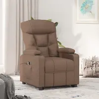 vidaXL Best Möbel Relaxsessel Elektrisch Braun Stoff - Fernseh- & Relaxsessel Cloris Neu3676192 2parcel