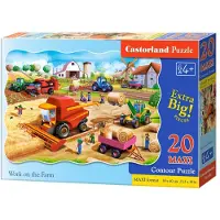 Castorland puzzle 20 MAXI Teile - Arbeit auf dem Bauernhof