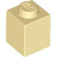 LEGO 250 Stück , Teile Nr. 3005 in Beige (Tan)