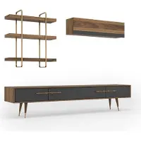 Xl Moebel Gmbh Modern Set TV-Ständer Design Wohnwand Wohnzimmer Wandregal Luxus Wandschrank