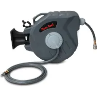 Karpal Druckluftschlauch 20m 1/4" Trommel Schlauch Aufroller Automatisch Anschluss Schlauchtrommel Schlauchaufroller Wandschlauchhalter¡­