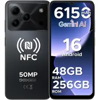 Doogee Note 56 Plus (6.56" - 256 Go, 6 Go RAM) Noir