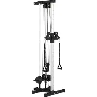 Northio Verstellbare Powerstation mit Doppelrolle, 25-165 cm, Schwarz