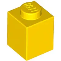 LEGO 100 Stück 3005 Stein Brick 1x1 Part Basic Steine 100 Gelb