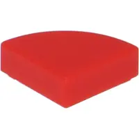 LEGO 1x1 Fliesen Rundecke 25269 - 250 Stück Rot