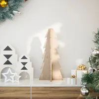 Prolenta Maison Exclusive - Weihnachtsbaum Holz zum Schmücken 49 cm Massivholz Kiefer