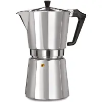 PEZZETTI Italexpress, Mokka-Kanne, 0,7 l, Aluminium, Schwarz, Aluminium, 14 Tassen, 1 Stück(e)